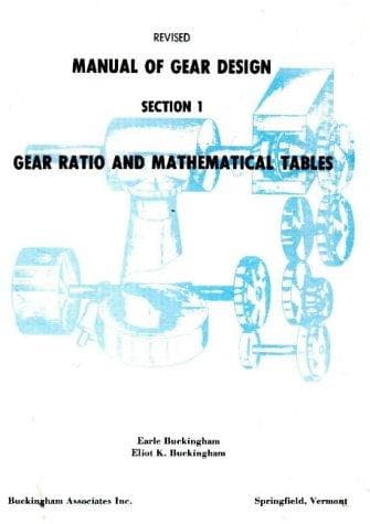 Portada de Manual of Gear Design