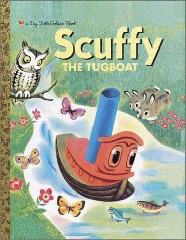Portada de Scuffy the Tugboat (Big Little Golden Book)