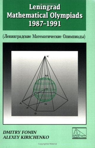 Portada de Leningrad mathematical Olympiads 1987-1991