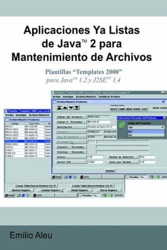 Portada de Aplicaciones Ya Listas de JavaT 2 para Mantenimiento de Archivos