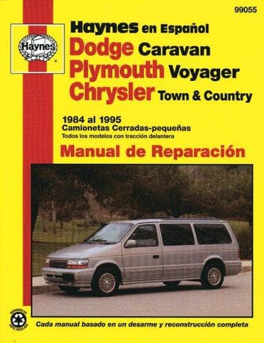 Portada de Dodge Caravan, Plymouth Voyager, Chrysler Town and Country 1984-95-Spanish Edition
