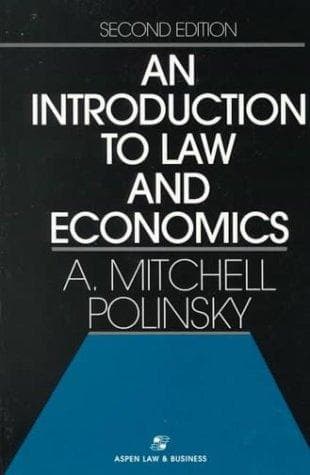 Portada de An introduction to law and economics