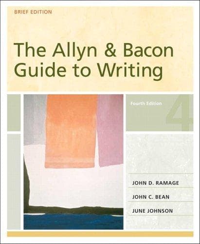 Portada de Allyn & Bacon Guide to Writing, Brief Edition, The (4th Edition) (MyCompLab Series)