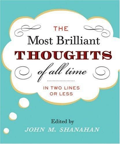 Portada de The most brilliant thoughts of all time