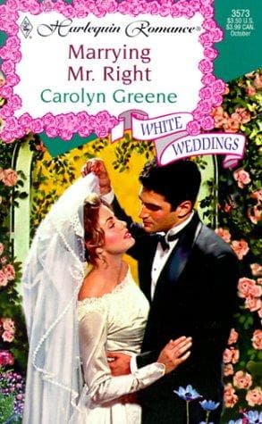Portada de Marrying Mr Right (White Weddings)