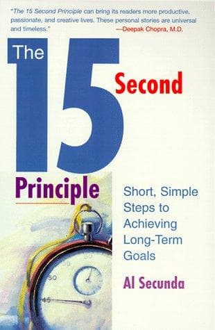 Portada de The 15 second principle