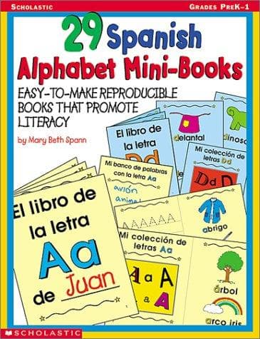 Portada de 29 Spanish Alphabeth Mini-books