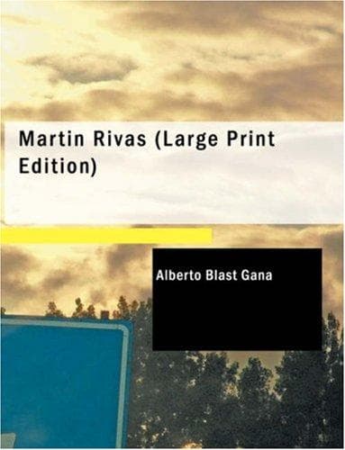 Portada de Martin Rivas (Large Print Edition)