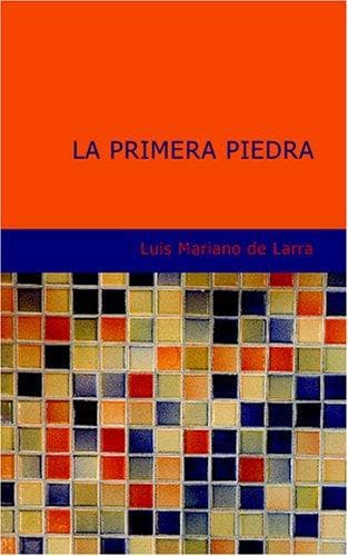 Portada de La Primera Piedra
