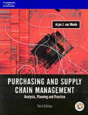 Portada de Purchasing and Supply Chain Management