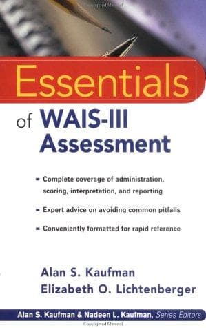Portada de The essentials of WAIS-III assessment