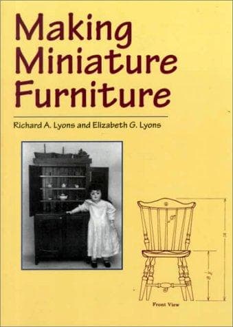 Portada de Making Miniature Furniture