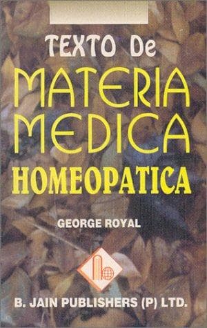 Portada de Texto De Materia Medica Homeopatica