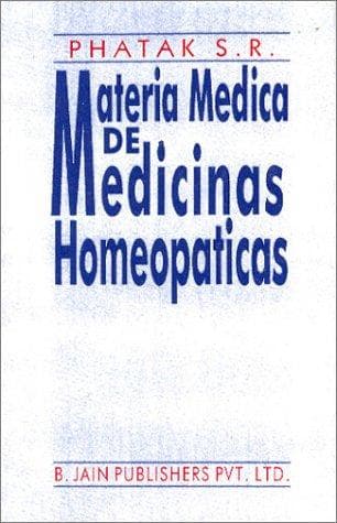 Portada de Materia Medica de Medicinas Homeopaticas