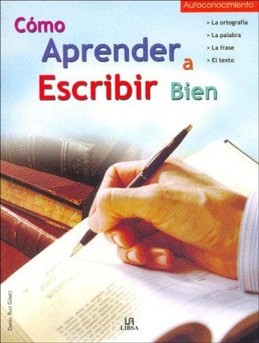 Portada de Como aprender a escribir bien