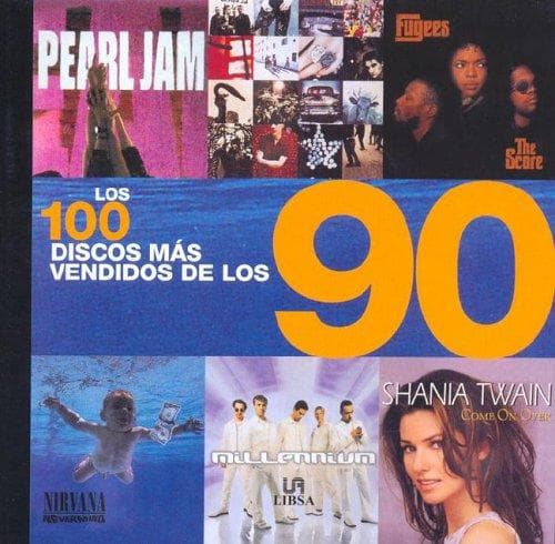 Portada de Los 100 Discos Mas Vendidos De Los 90/ The 100 Best-Selling Albums of the 90s