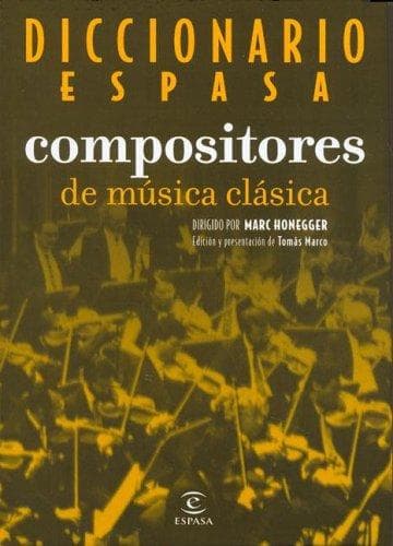 Portada de Diccionario de Compositores de Musica Clasica