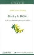 Portada de Kant y La Biblia