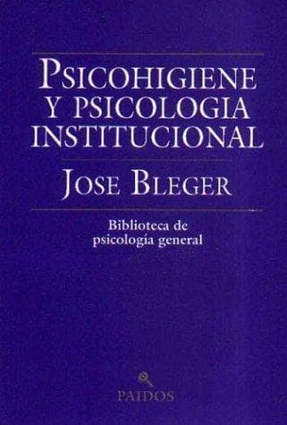 Portada de Psicohigiene y Psicologia Institucional / The Better to Write You