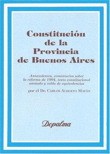 Portada de Constitución de la Provincia de Buenos Aires