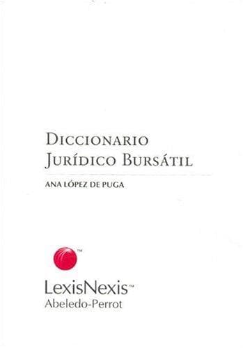 Portada de Diccionario Juridico Bursatil