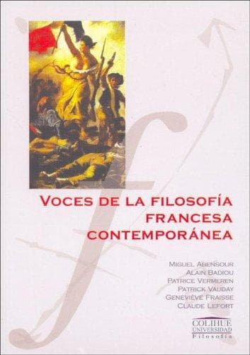 Portada de Voces de La Filosofia Francesa Contemporanea