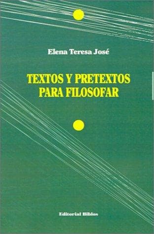 Portada de Textos Y Pretextos Para Filosofar