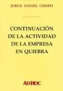 Portada de Continuacion de La Actividad de La Empresa En Quiebra
