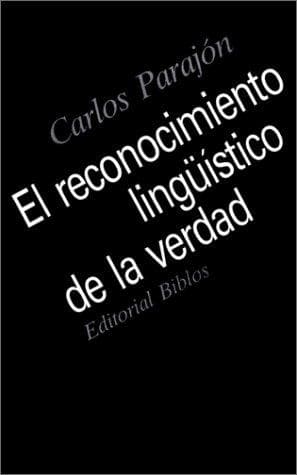Portada de El Reconocimiento Lingistico De LA Verdad