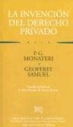 Portada de La Invencion del Derecho Privado (Biblioteca Universitaria. Ciencias Sociales y Humanidades. S)