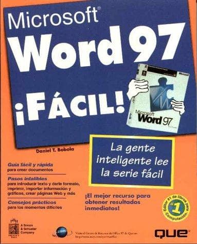 Portada de MS Word 97 Facil