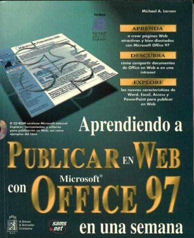 Portada de Aprendiendo a publicar en Web con Office 97 en una semana