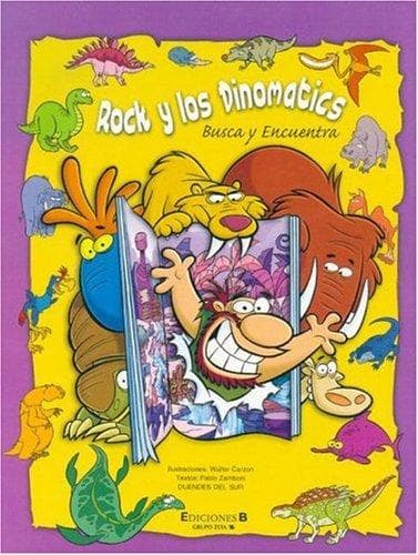 Portada de Busca y Encuentra - Rock y Los Dinomatics