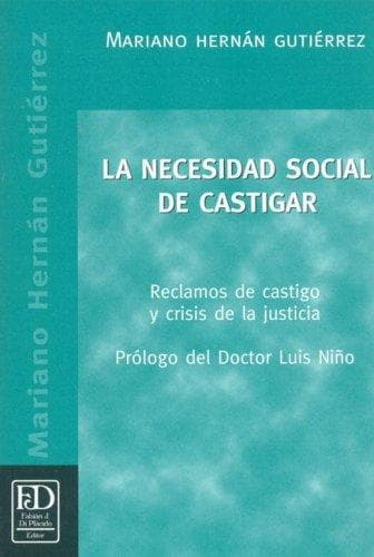 Portada de La Necesidad Social de Castigar