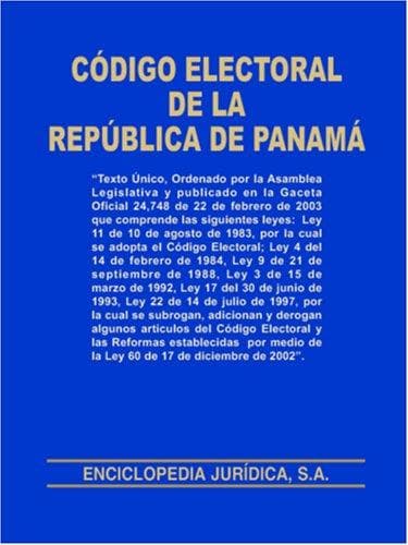 Portada de Codigo Electoral de la Republica de Panama