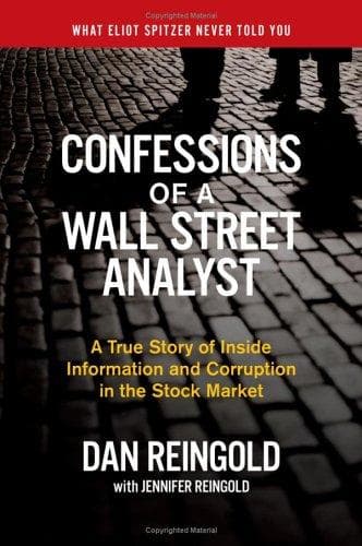 Portada de Confessions of a Wall Street analyst