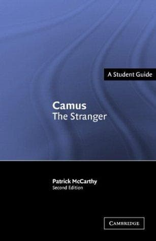 Portada de Albert Camus, The stranger