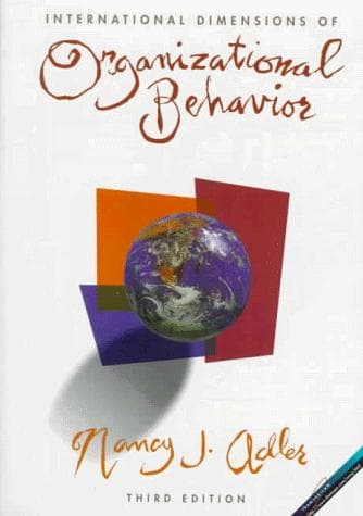 Portada de International dimensions of organizational behavior