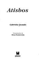 Portada de Atisbos