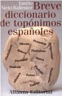Portada de Breve diccionario de topónimos españoles