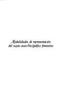 Portada de Modalidades de representación del sujeto auto/bio/gráfico femenino