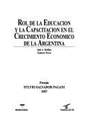 Portada de Rol de la educación y la capacitación en el crecimiento económico de la Argentina