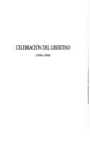 Portada de Celebración del libertino, 1996-1998