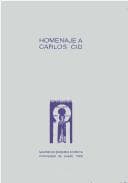 Portada de Homenje a Carlos Cid