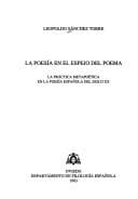 Portada de La poesía en el espejo del poema