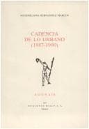 Portada de Cadencia de lo urbano (1987-1990)