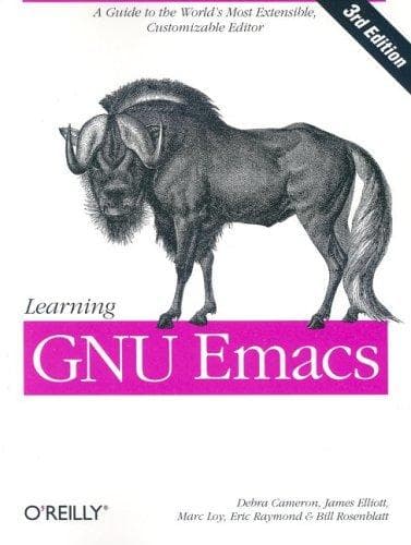 Portada de Learning GNU Emacs