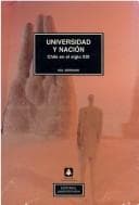 Portada de Universidad y nación
