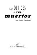 Portada de No olvides a tus muertos