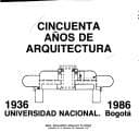 Portada de Cincuenta años de arquitectura 1936-1986